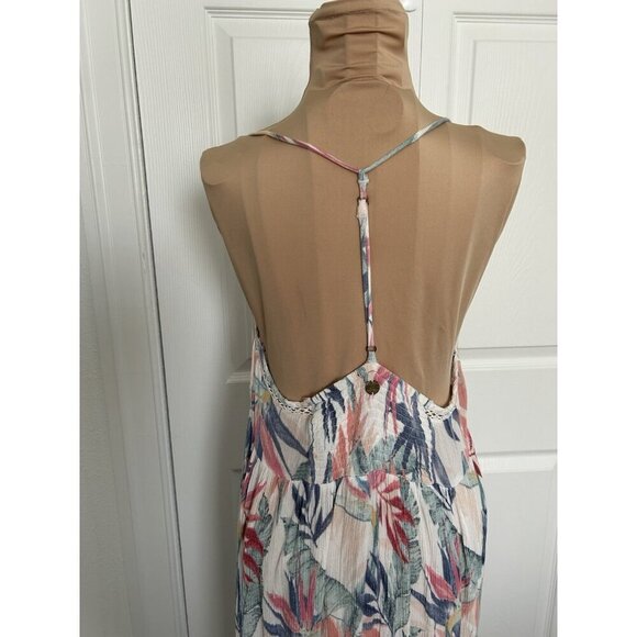 Rip Curl Sea Breeze Maxi Dress Beach Tropical Floral White Size XL - Picture 7 of 12